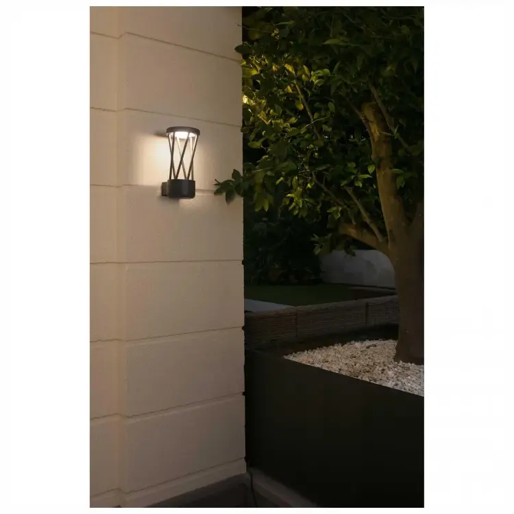 Уличное бра Twist темно-серое