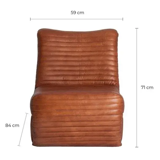 Кресло Almstock коричневое