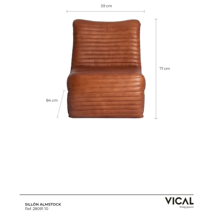 Кресло Almstock коричневое