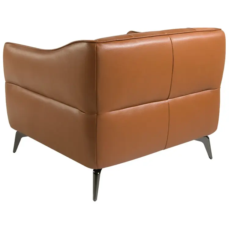 Кресло 5098/KF150-1P с кожаной обивкой капитоне