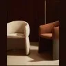 Стул Bosca из бежевой синели