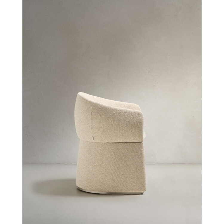 Стул Bosca из бежевой синели