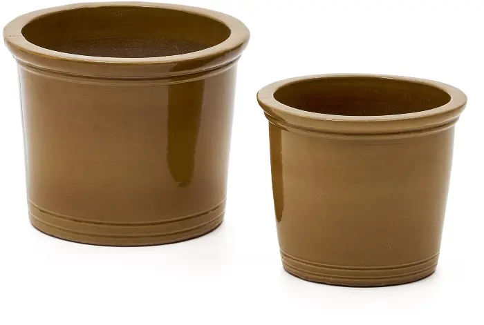 Набор Presili из 2 керамических горшков для цветов