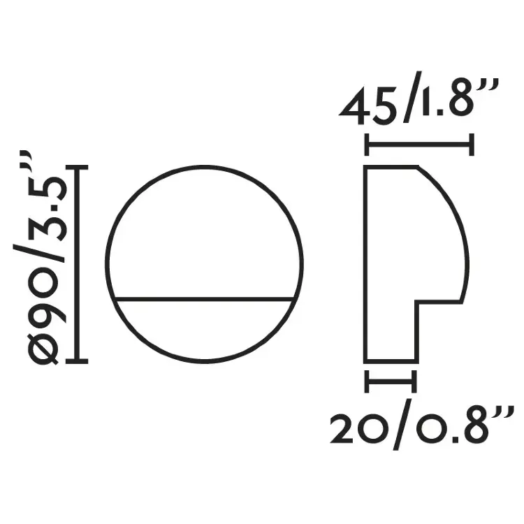 Бра для наружного освещения Drak