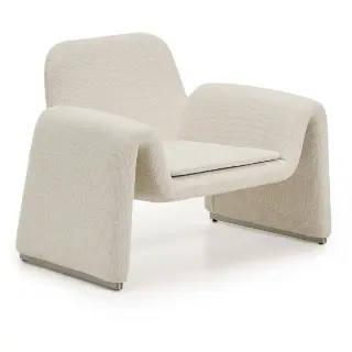 Кресло Melvia из бежевого шенилла