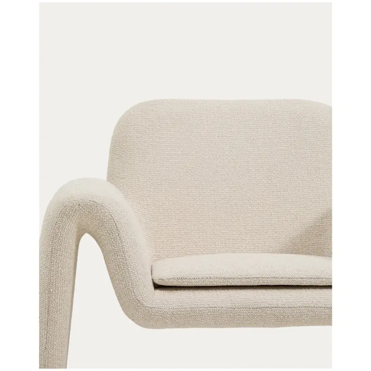 Кресло Melvia из бежевого шенилла