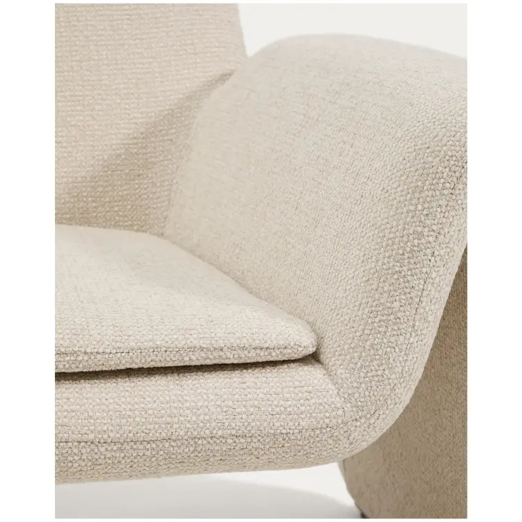 Кресло Melvia из бежевого шенилла