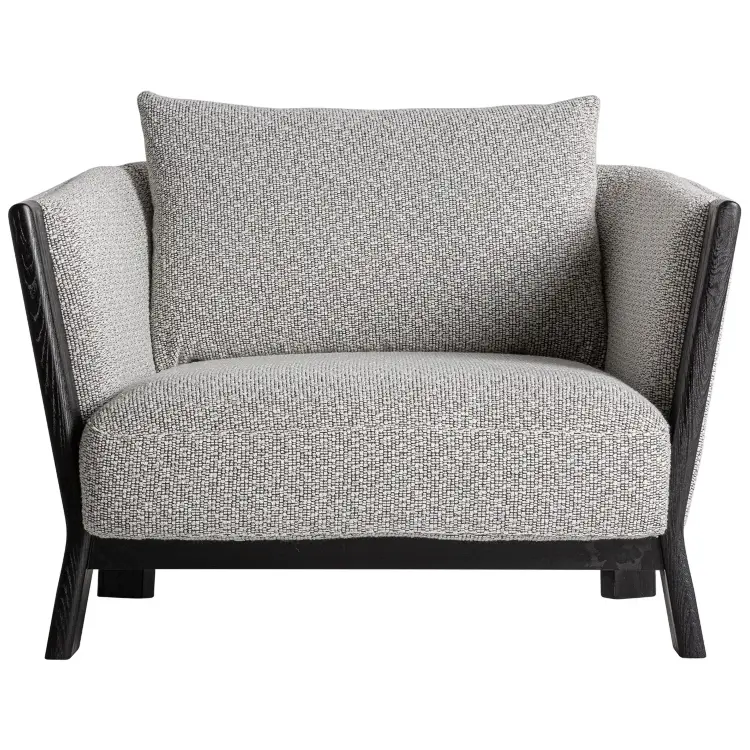 Кресло большое Nara серое