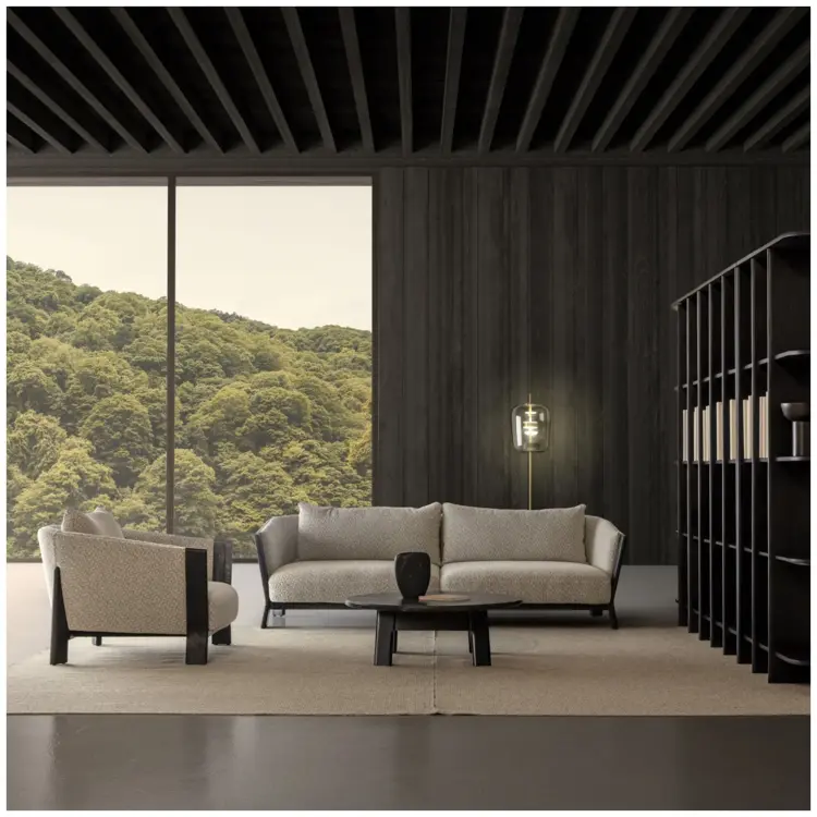 Кресло большое Nara серое