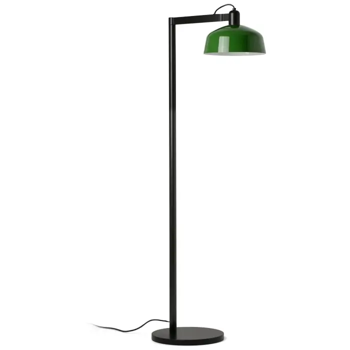 Торшер TATAWIN с абажуром зеленый металл 1xE27