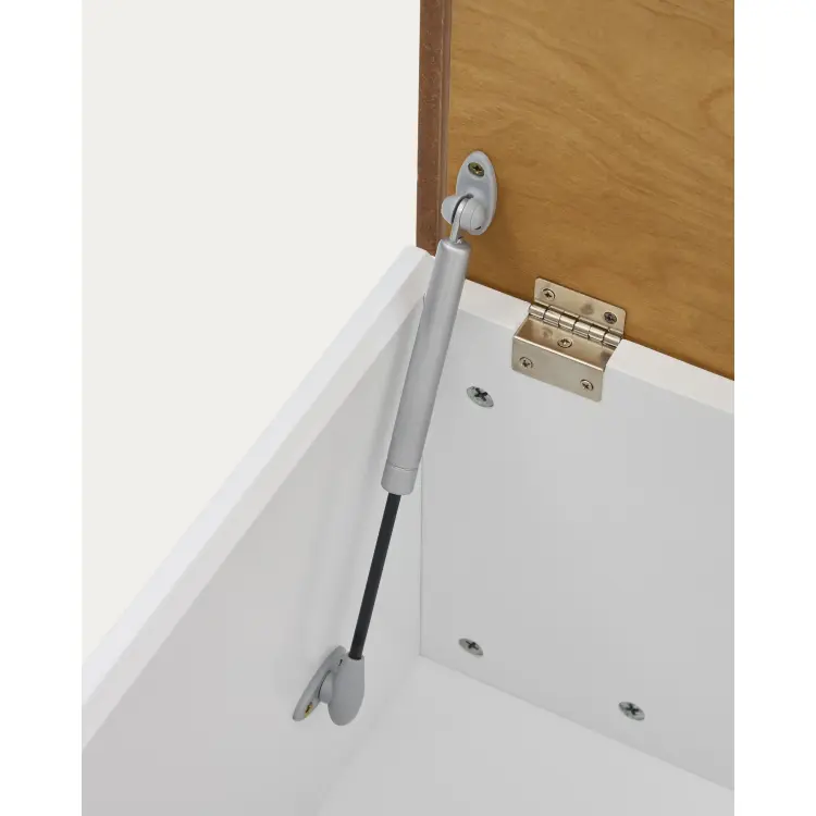 Abilen Сундук из шпона дуба и белого лака 60 x 40 см FSC 100%