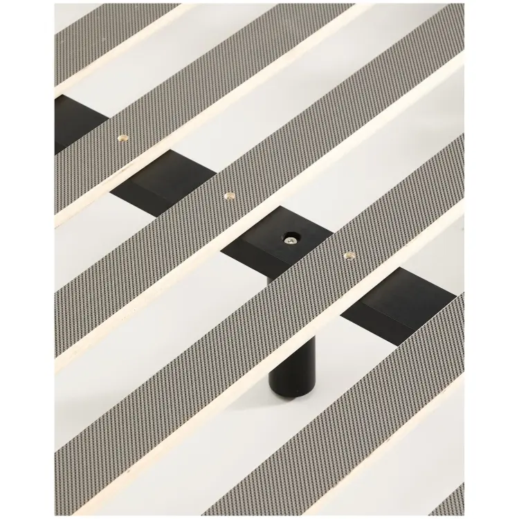 Основание кровати Norlen из орехового шпона с темной отделкой для матраса размером 160 x 200 см