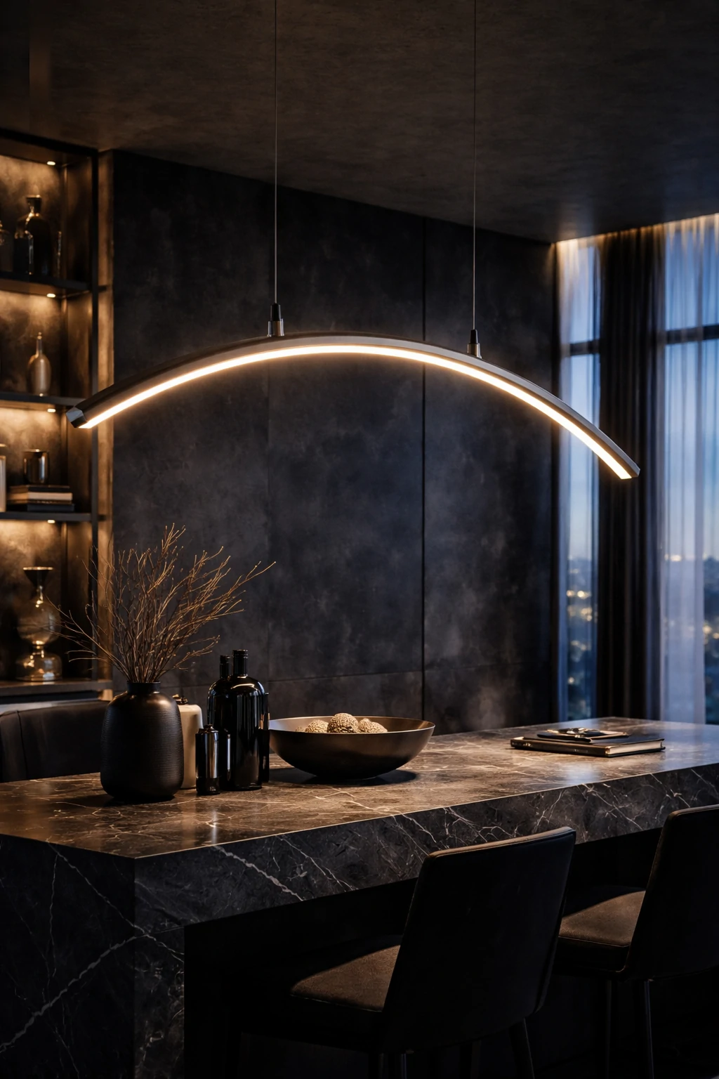 Реализация дизайнерского проекта с профессиональным освещением и мебелью Lamplife