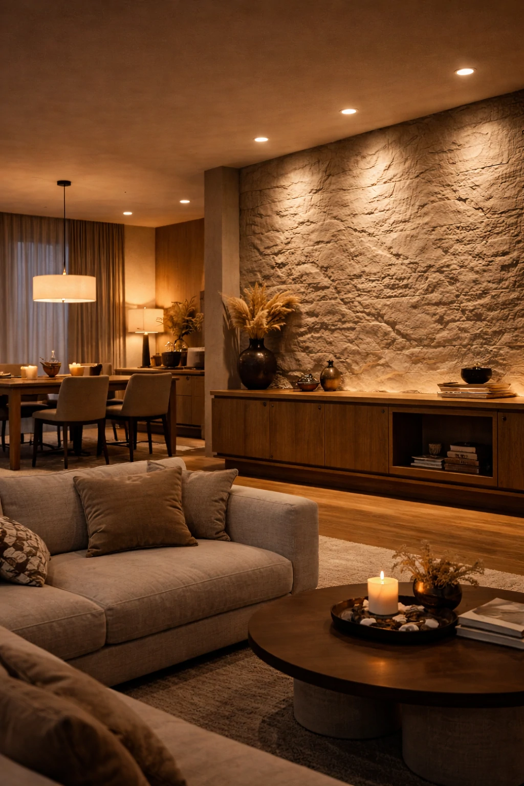 Подсветка стены