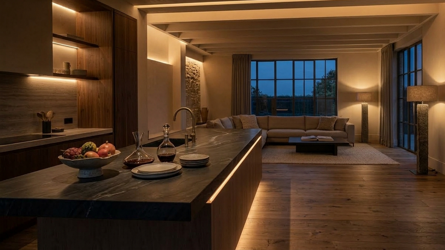 Кухонный остров как социальный центр