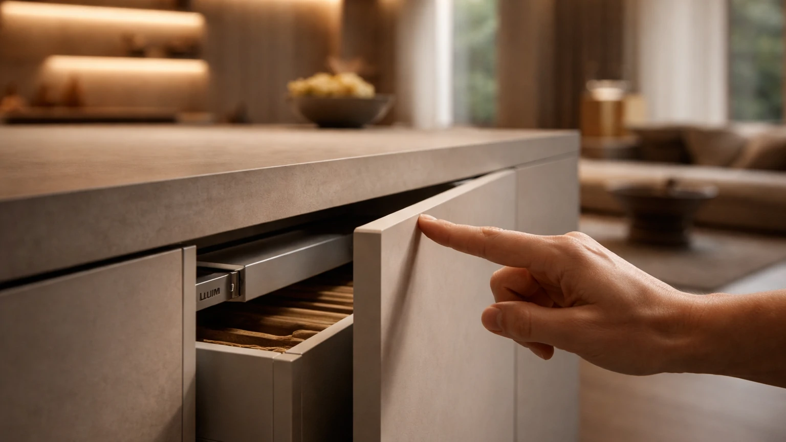 Blum Push-to-open механизм